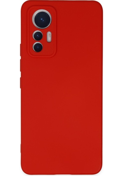 Mi 12 Lite Kılıf Nano İçi Kadife Silikon - Kırmızı Bzsxx00 1
