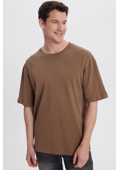 Tudors Unisex Oversize Geniş Kesim %100 Pamuk Yumuşak Dokulu Basic Bisiklet Yaka Kahverengi Tişört-35181 Kahverengi Tudors Unisex Oversize Geniş Kesim %100 Pamuk Yumuşak Dokulu Basic Bisiklet Yaka Kahverengi Tişört-35181 Kahverengi