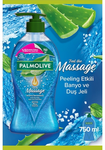 Palmolive Aroma Sensations Feel The Massage Cilt Yenileyici Peeling Etkili Banyo ve Duş Jeli 750 ML Palmolive Aroma Sensations Feel The Massage Cilt Yenileyici Peeling Etkili Banyo ve Duş Jeli 750 ML
