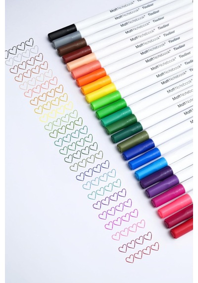24 Renk Fineliner 0.4 Mm Yazı Ve Çizim Kalem Seti