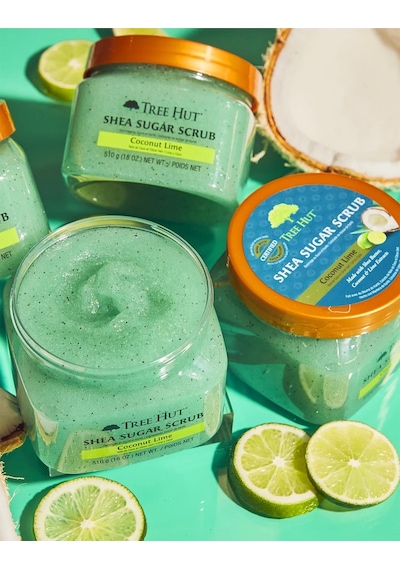 Tree Hut Shea Sugar Scrub Coconut Lime Vücut Peelingi 510 G