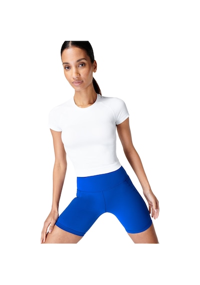 Sweaty Betty Sweaty Betty Athlete Crop Seamless Workout Kadın Koşu Tank Top 103 Beyaz