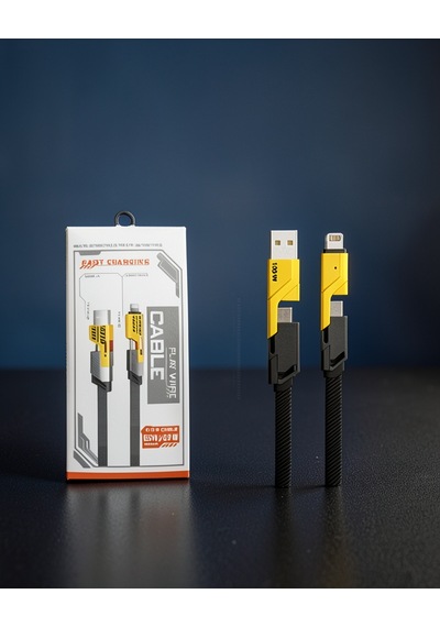4'ü 1 Arada Usb-c Ve Lightning Kablo 65w Hızlı Şarj Model Belirtilmemiş