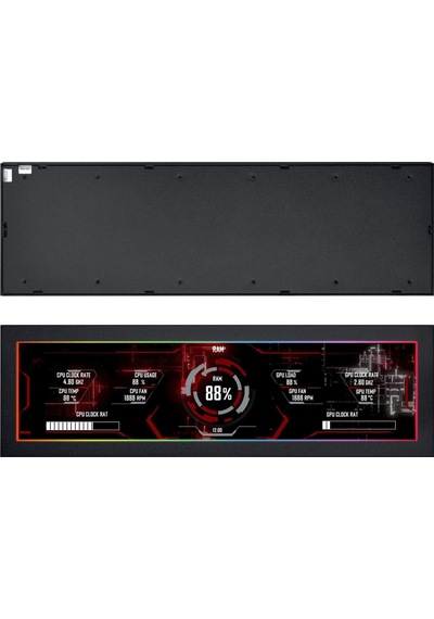 8.8" Universal Ekran Usb Pc Cpu Ram Hdd Veri Monitörü Bilgisayar Sıcaklık Göstergesi G89.sm088x.00