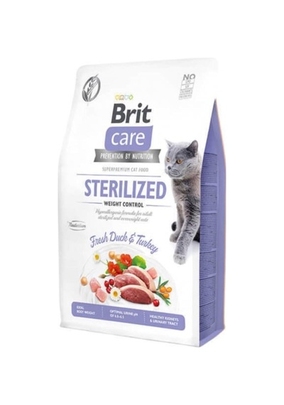 Tr Hipoalrjenik Sterilized Tahılsız Ördek Ve Hindi Etli Kısırlaştırılmış Kedi Maması 2 Kg