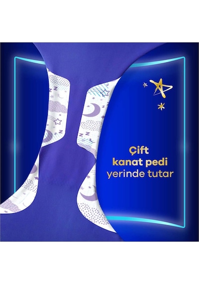 Orkidhijyenik Ped Ultra Gece Ekstra Max 14' Lü 6 Adet