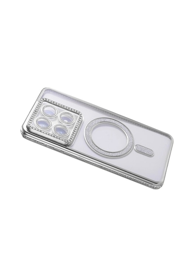 Xiaomi Mi 14t Pro Joke Simli Magneticsafe Kılıf - Gümüş 0.2M-Çok Renkli