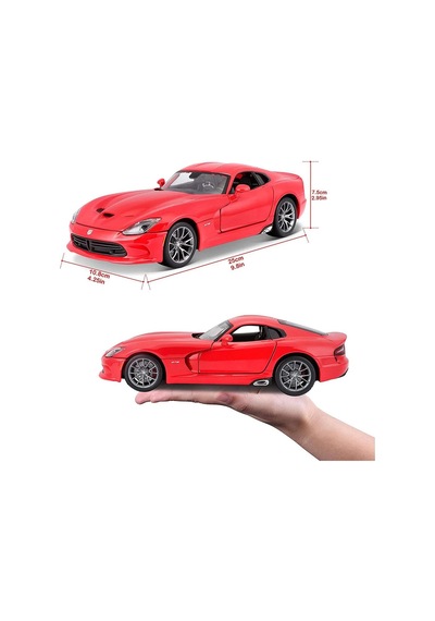 Maisto 2013 Srt Viper Gts 1:18 Model Araba Kırmızı