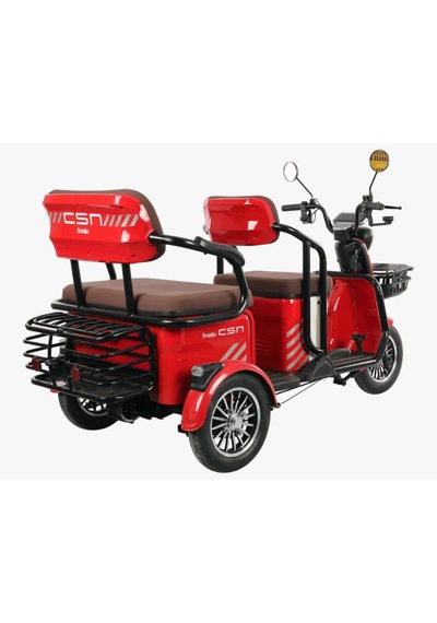Csn Portofino Elektrikli 3 Tekerlekli Motor Kırmızı