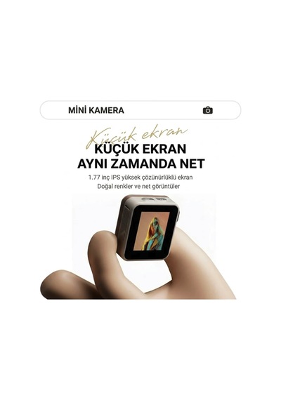 48 Mp Mini  Retro Tasarımlı Video Kayıt Şarjlı Mini Kamera Aksiyon Kamera