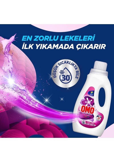 Active Fresh Cold Power Renkliler Sıvı Deterjan 1000 Ml
