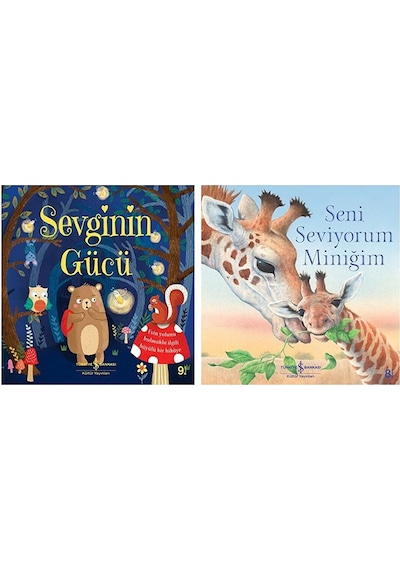 En Çok Tercih Edilen Resimli Kitaplar 2'li Set Sevginin Gücü Seni Seviyorum Miniğim