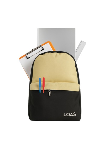 Loas L-edu21 Krem Renk Okul Çantası/sırt Çantası Krem