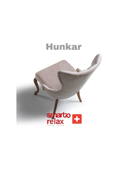 Smarto Relax Hünkar 2'li Yemek Masası Sandalye Seti - Ahşap Ayaklı, Krem Kumaş Ekru Ve Kahverengi
