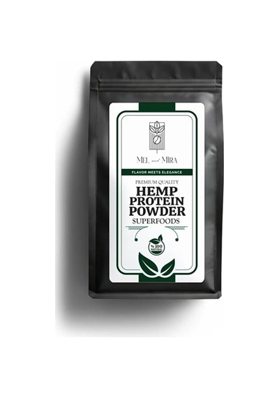 Organik Kenevir Proteini, Vegan, Katkısız,%50 Protein 50 Gram Ahududu