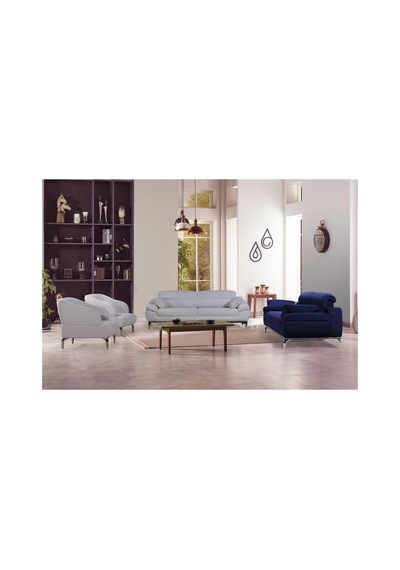 İdeal Home Nıza Oturma Grubu 3+3+1+1 Lacivert İdeal Home Nıza Oturma Grubu 3+3+1+1 Lacivert