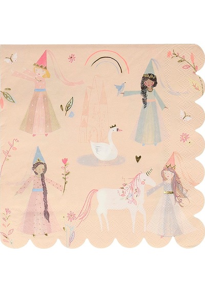 Meri Meri - Princess Napkins - Prenses Peçete - L