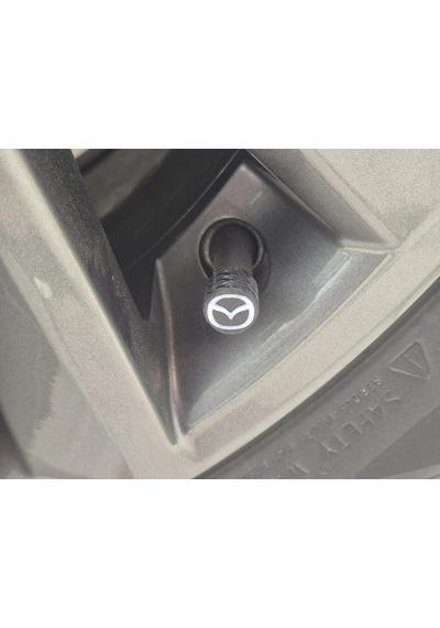 Mazda Sibop Kapağı , Mazda Araç Lastik Sibop Kapağı , Mazda Araç Tekerlek Sibop Kapağı - 4 Adet