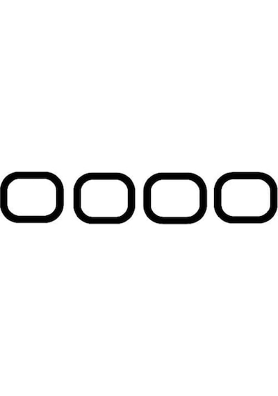 OTO CONTA 42423418 Manifold Contası Emme Kauçuk Marea Palio 1.6 16V 4 Adet 178 B3.000 -182 A4 000 A6 000