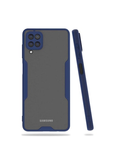 Galaxy A12 Kılıf Zore Parfe Kenarları Pastel Renk Silikon Kılıf