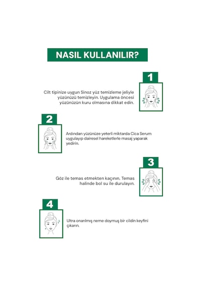 Sinoz Pure Cica Ultra Onarıcı ve Besleyici Bakım Serumu 30 ML