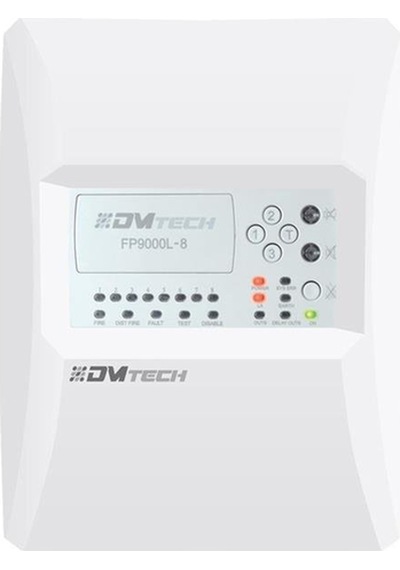 Dmtech Fp9000l-4 4 Bölge Konvansiyonel Yangın Alarm Kontrol Paneli