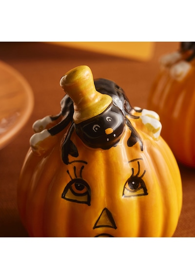 Karaca Halloween Tuzluk Ve Biberlik Turuncu