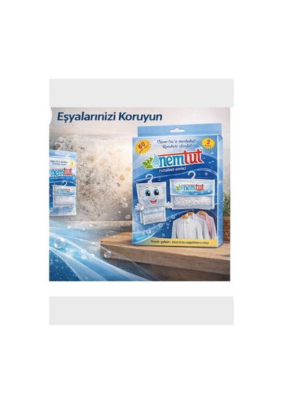 Nem Toplayıcı Ve Rutubet Giderici Kötü Koku Küf Ve Korozyon Önleyici 1 Kutu 2 Paket 1 Kg