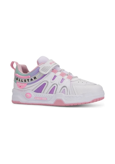 Günlük Unisex Çocuk Sneaker Rugan Lastik Bağcıklı Cırtlı Oval Burunlu Spor Ayakkabı 020 Beyaz - Pembe Günlük Unisex Çocuk Sneaker Rugan Lastik Bağcıklı Cırtlı Oval Burunlu Spor Ayakkabı 020 Beyaz - Pembe