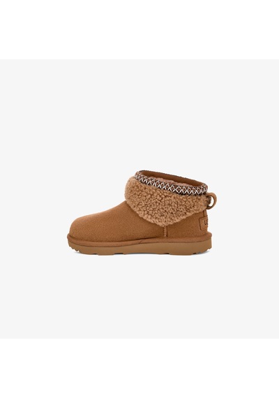 Ugg Classic Ultra Mini Maxi Curly Çocuk Kahverengi Bot - 1157730k Kahverengi