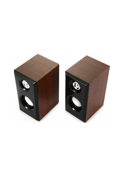 C-8003 Pc Hoparlör I Usb 2.0 I Ahşap Full -bass Tizz