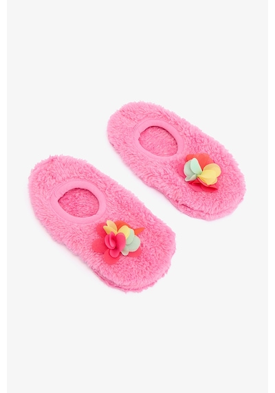 Penti Pembe Kız Çocuk Pretty Nakışlı Tokalı Kaymaz Tabanlı Ev Patiği