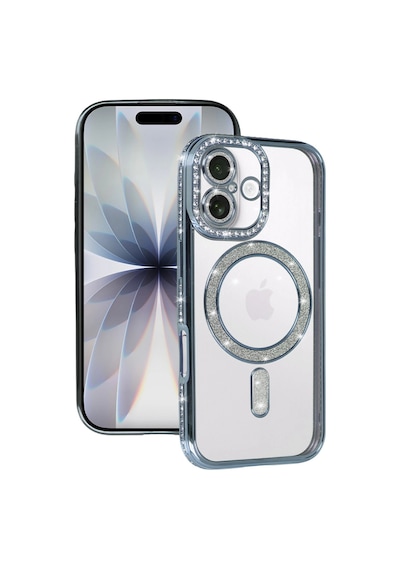 Apple İphone 17 Joke Simli Magneticsafe Kılıf - Mavi 0.2M-Çok Renkli