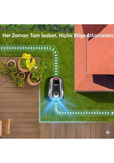 Sunseeker X5 Kablosuz Yapay Zeka Robot Çim Biçme Makinesi
