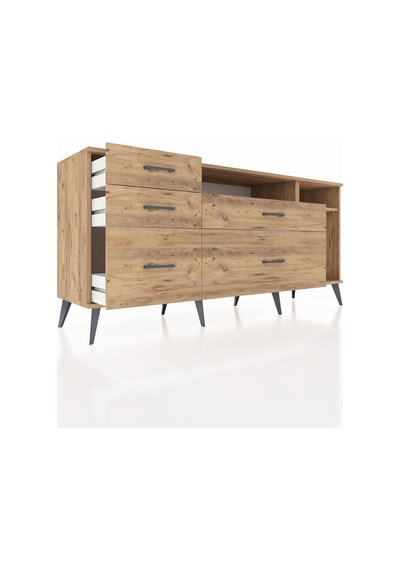 Hyperion Konsol 2 Raflı 5 Çekmeceli 176x44x83 Çam-çam Çam Hyperion Konsol 2 Raflı 5 Çekmeceli 176x44x83 Çam-çam Çam