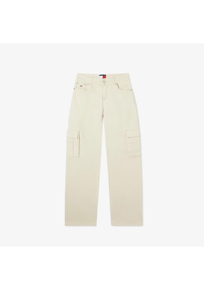 Tommy Hilfiger Tommy Jeans Sophie Denim Kadın Krem Pantolon Düz Dw0dw19033 Krem