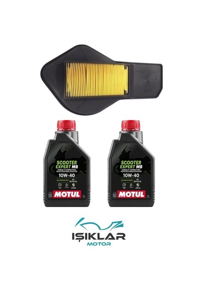 Yamaha Cygnus Rs Motul Yağ Ve Hava Filtre Bakım Seti Bs0032