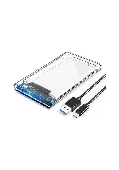 Hdd Kutu - 2.5" - Sata - Usb 3.0 Type-C - Şeffaf