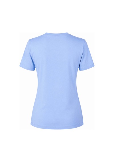 Trender Çapka Baskı Mavi Kadın T-shirt 6720