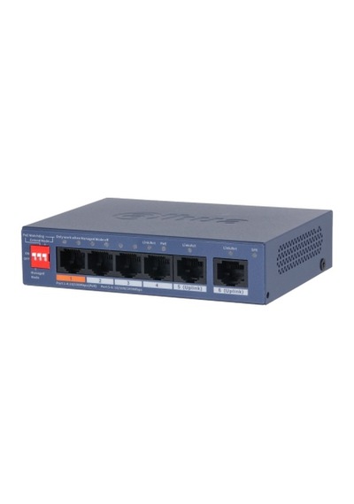 Dahua Cs4006-4et2gt-60 4xfe-2xge Megabit Yönetilebilir 60w Poe Switch