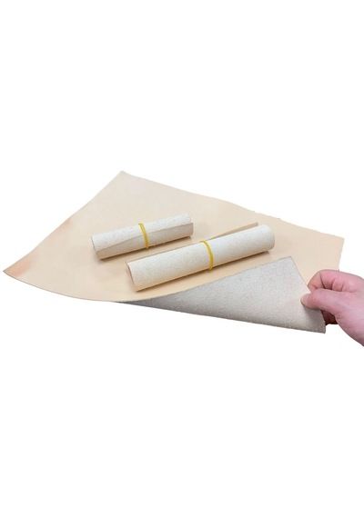 Full Vejetal Vaketa Parça Deri, A3- 29,7x42 Cm Deri Hobi İçin Desene Ve Boyamaya Uygun Hakiki Deri 001