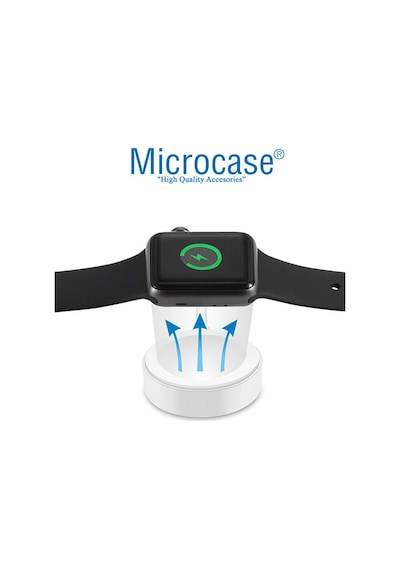 Apple Uyumlu  Watch Se 44 Mm Manyetik Şarj Aygıtlı Usb Kablo 1 Mt Beyaz (453927568)