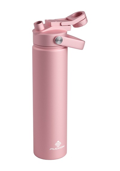 Puccon 750 Ml Pembe Paslanmaz Çelik Termos/matara/suluk