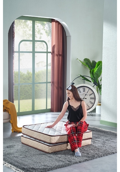 Ultra Deluxe Bej Katlanır & Misafir & Yer Yatağı Ölçü Seçenekli