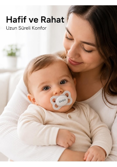 Silikon Ortodontik Emzik 0-6 Ay Bpa İçermez