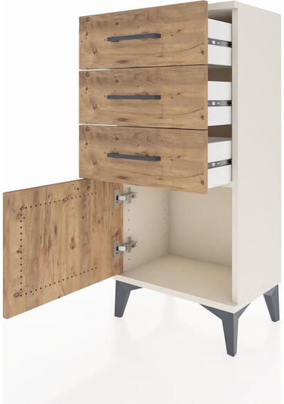 Arges Komodin 3 Çekmeceli Tek Kapaklı 44x30x96 Aytaşı-çam Aytaşı Arges Komodin 3 Çekmeceli Tek Kapaklı 44x30x96 Aytaşı-çam Aytaşı