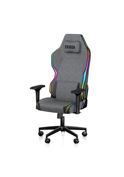 Exvega Lunar Active Rgb Graphite Oyuncu Koltuğu Koyu Gri