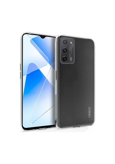 Ally Oppo A55 5g Kılıf Kamera Korumalı Ultra İnce Şeffaf Silikon Kılıf- 5775