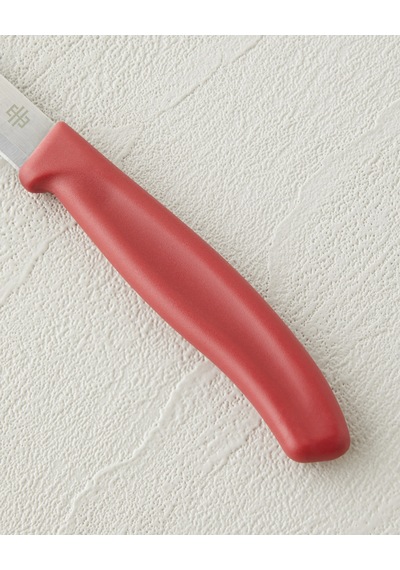 English Home Silent Slash Paslanmaz Çelik 6'lı Bıçak 9 Cm Kırmızı Kırmızı