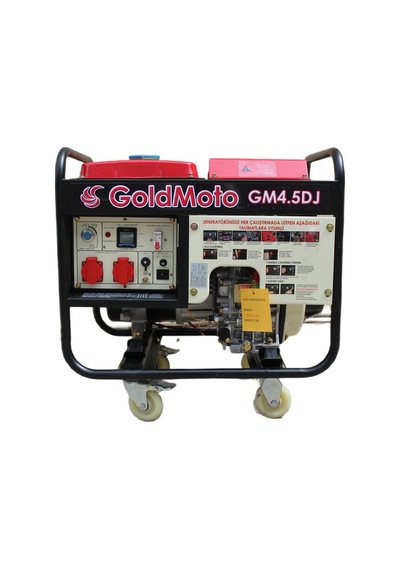 Goldmoto Gm4.5dj 4.5kva Monofaze Marşlı Dizel Jeneratör